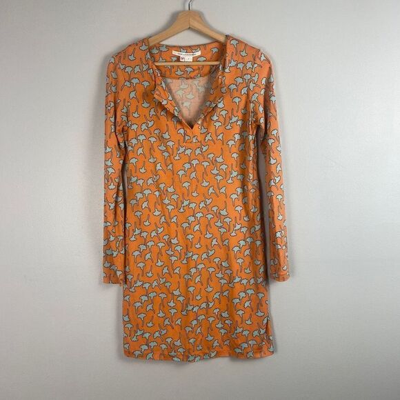Diane Von Furstenberg DVF Reina Patterned Mini Silk Dress - Picture 2 of 7